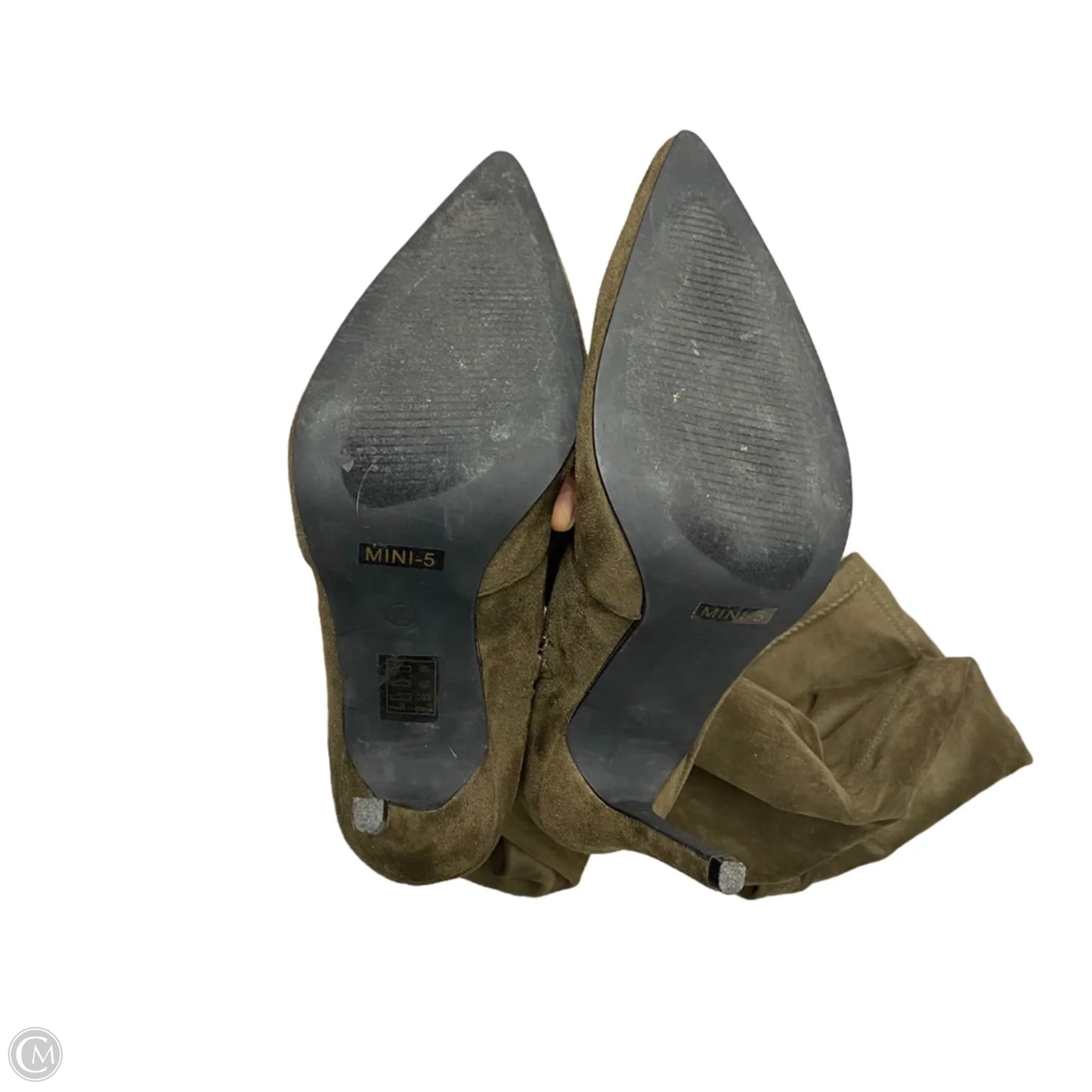 Boots Over-the-knee Heels By Cape Robbin In Green, Size: 7.5