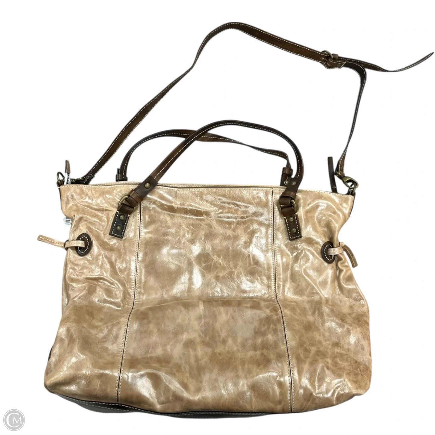 Handbag Leather By Calvalcanti, Size: Large