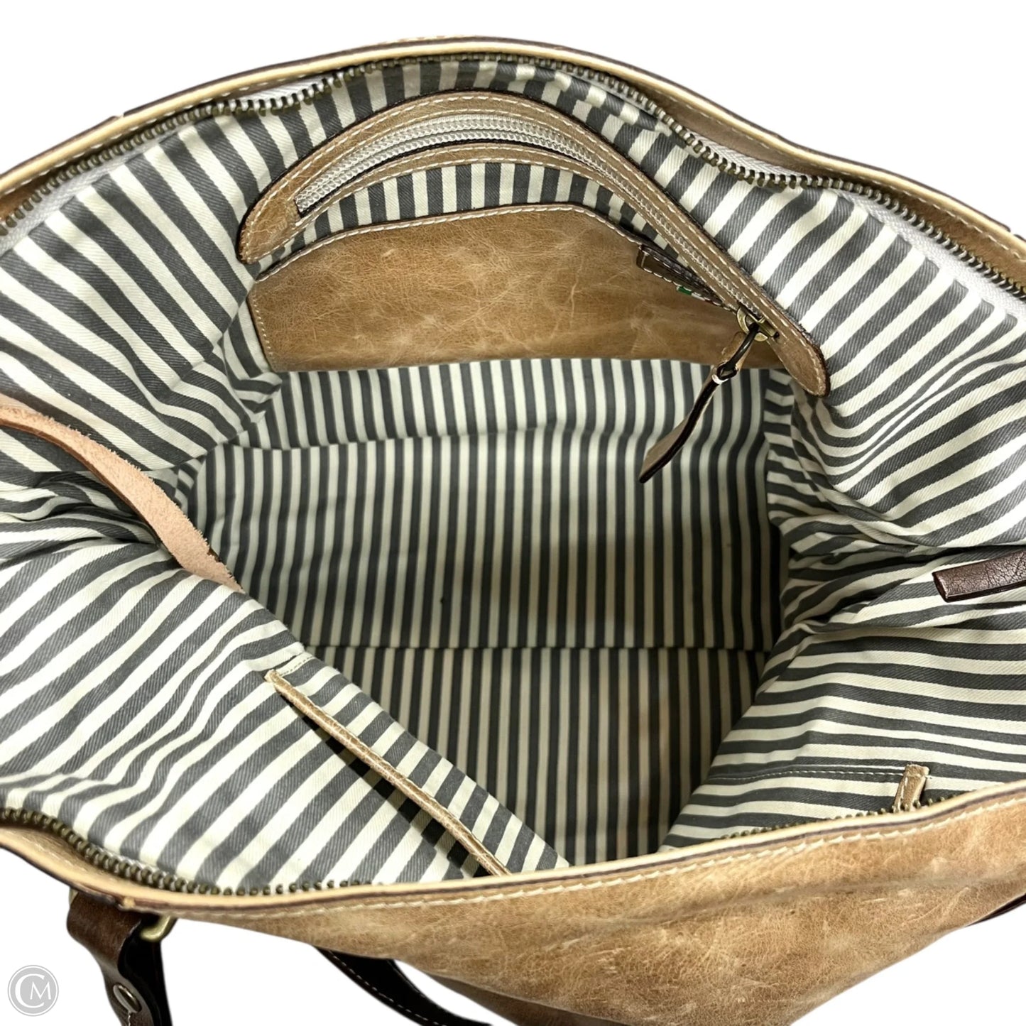 Handbag Leather By Calvalcanti, Size: Large