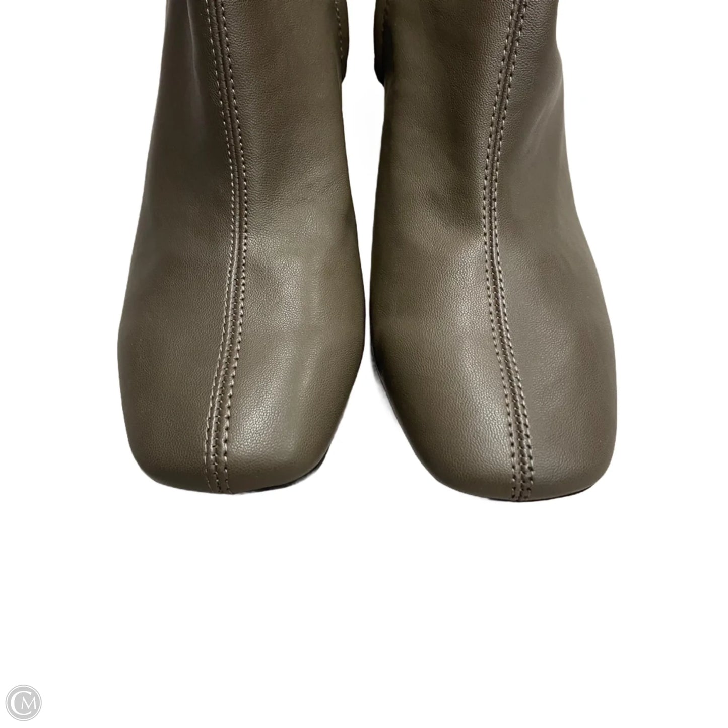 Boots Ankle Heels By Dkny In Taupe, Size: 8