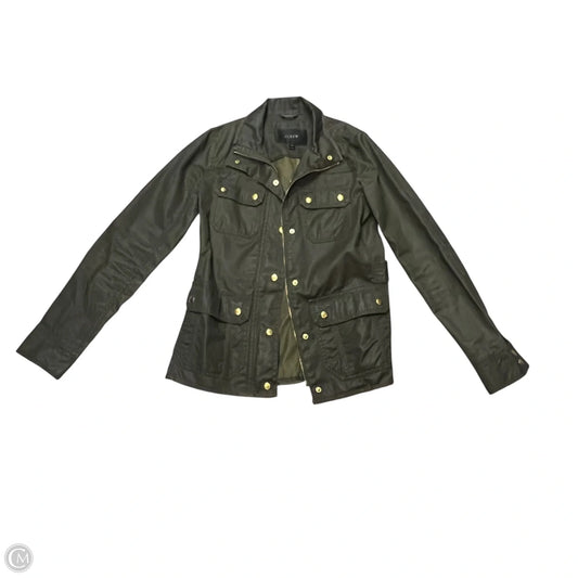 Jacket Windbreaker By J. Crew In Green, Size: Xxs