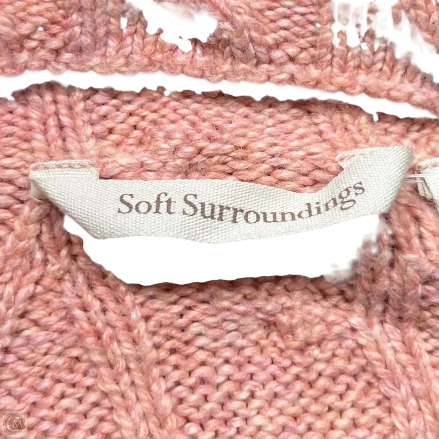 Sweater By Soft Surroundings In Orange, Size: L