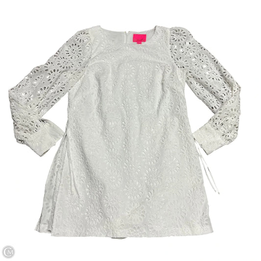 Dress Designer By Lilly Pulitzer In White, Size: M