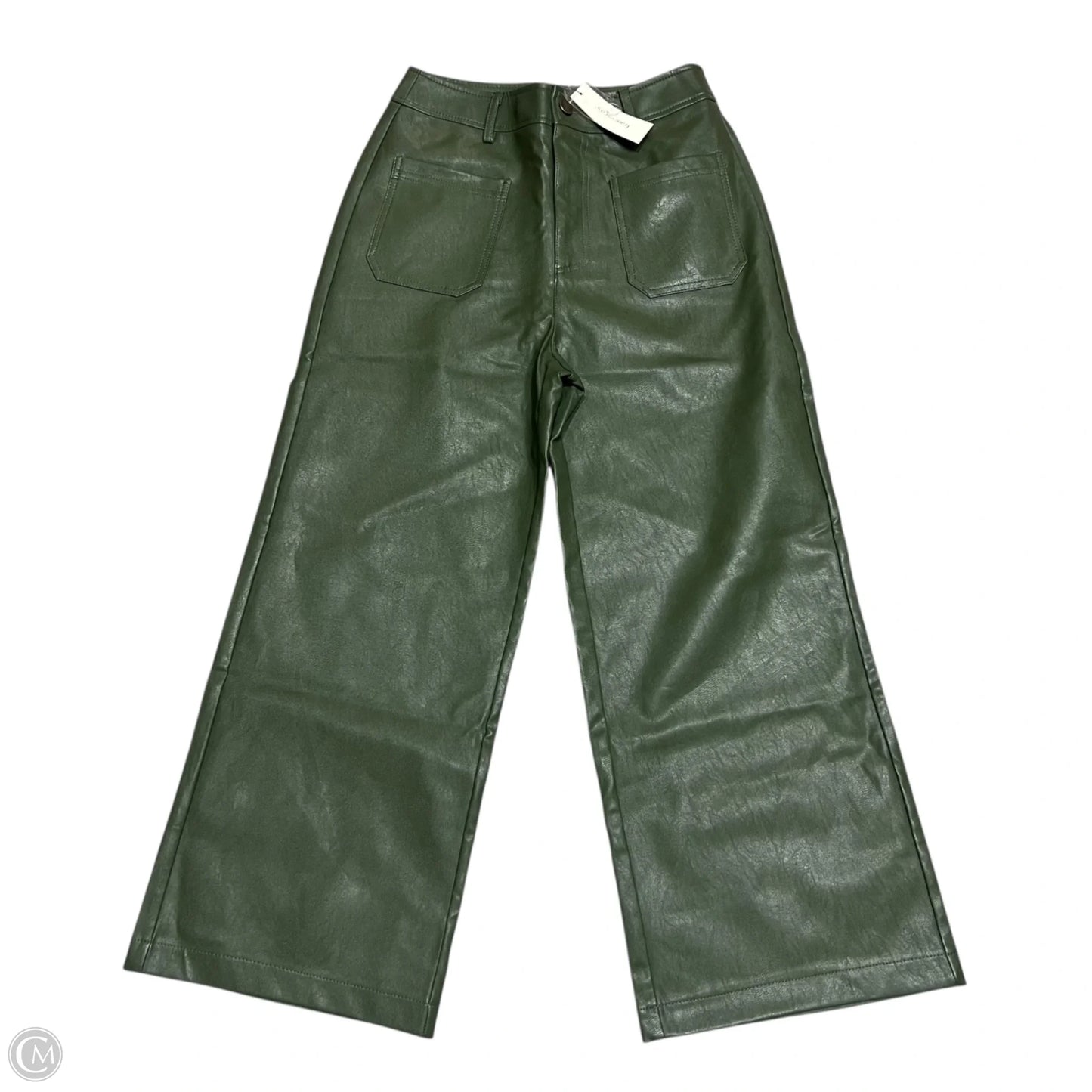 Pants Wide Leg By Audrey Parks In Green, Size: 4