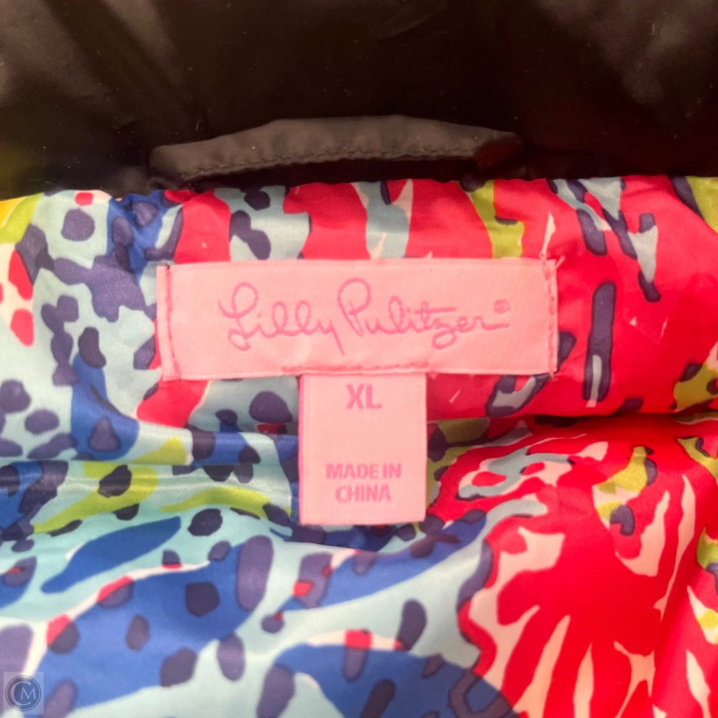 Vest Designer By Lilly Pulitzer In Black, Size: Xl