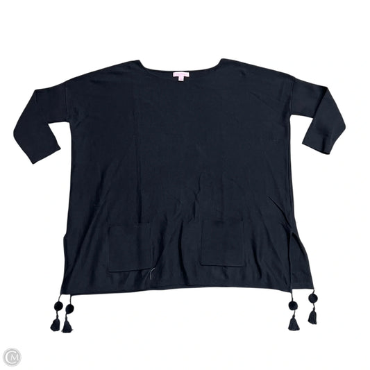 Sweater Cardigan Designer By Lilly Pulitzer In Black, Size: S