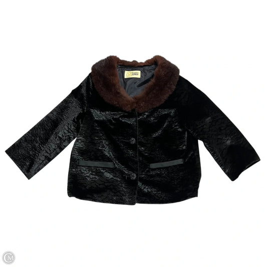 Jacket Other By Franklin Simon In Black & Brown, Size: S