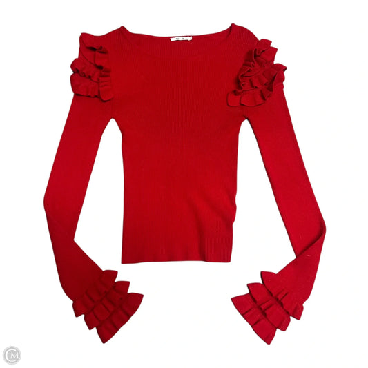 Sweater By Tularosa In Red, Size: Xs
