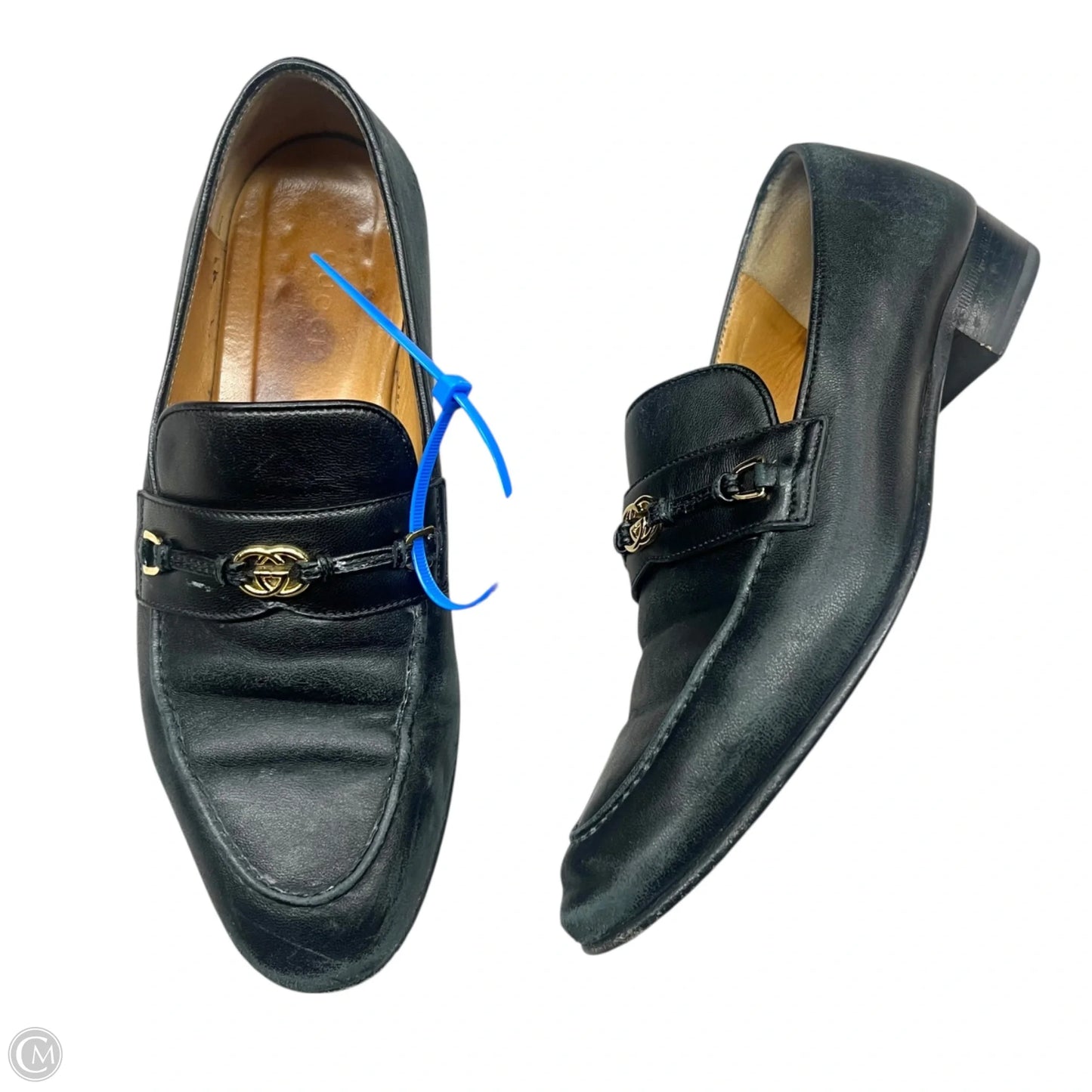 Shoes Luxury Designer By Gucci In Black, Size: 5.5