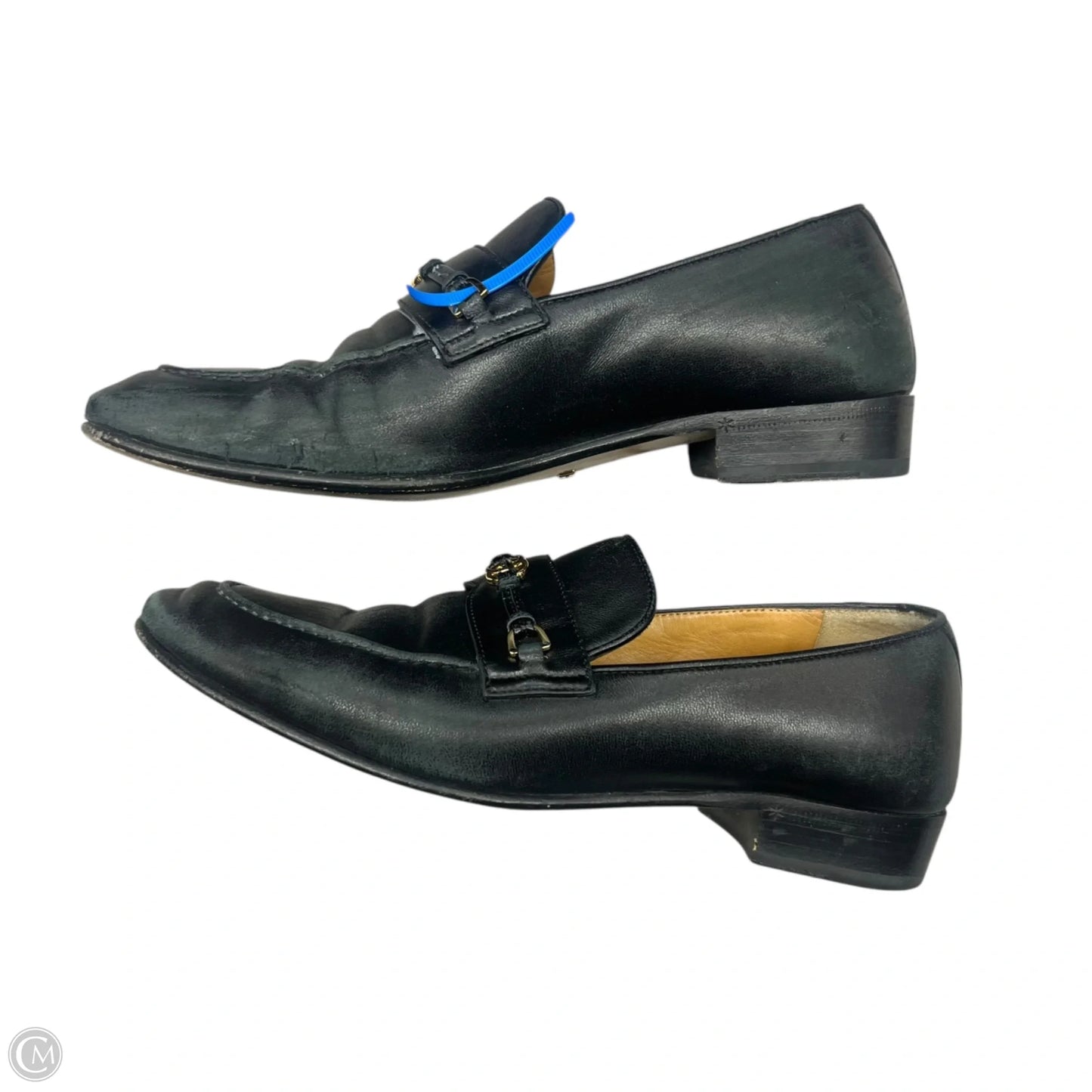 Shoes Luxury Designer By Gucci In Black, Size: 5.5