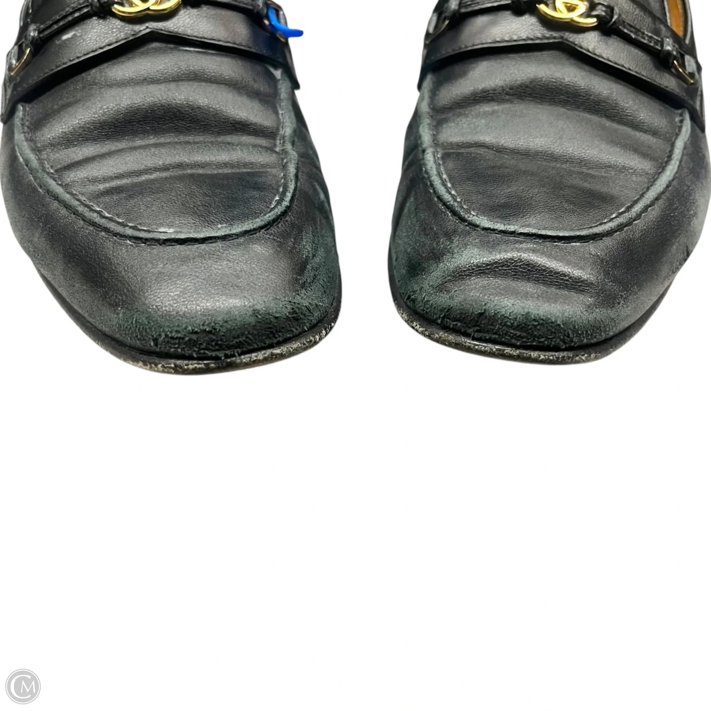Shoes Luxury Designer By Gucci In Black, Size: 5.5