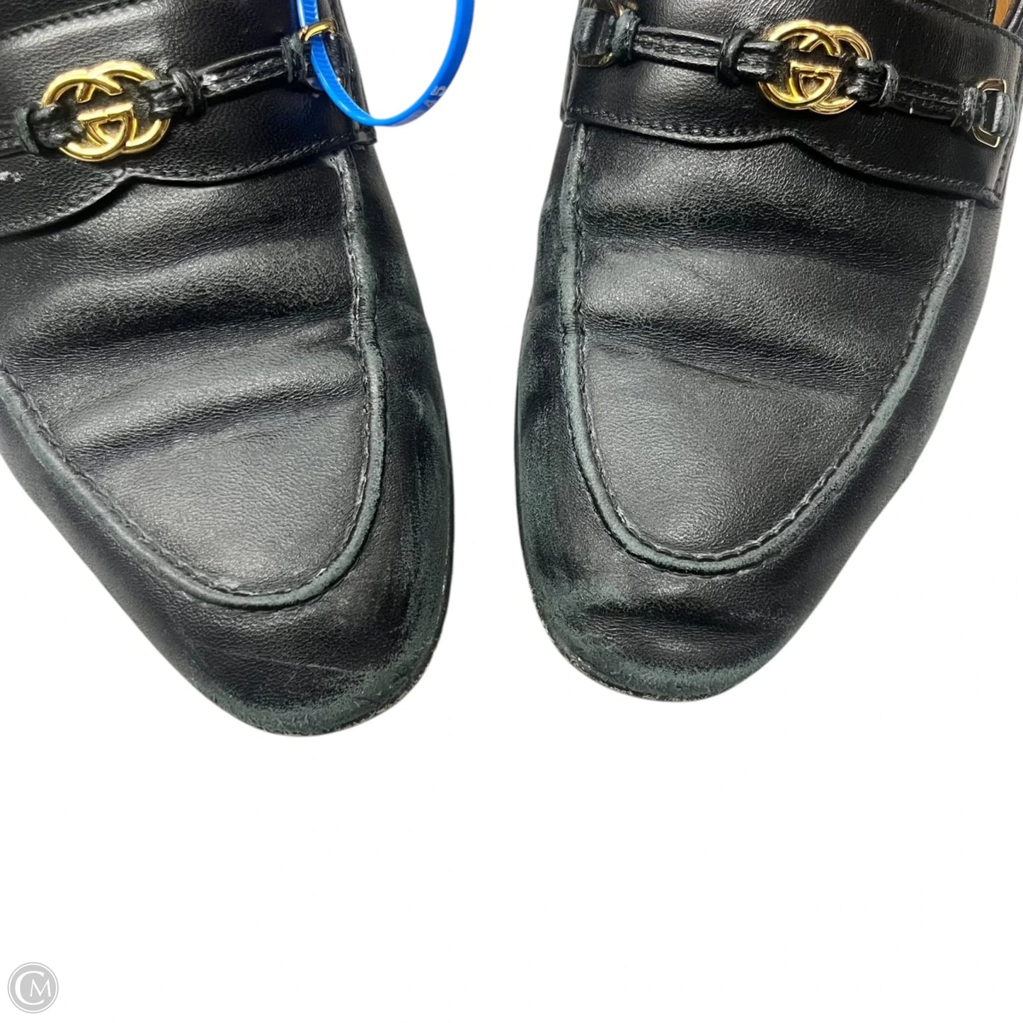 Shoes Luxury Designer By Gucci In Black, Size: 5.5