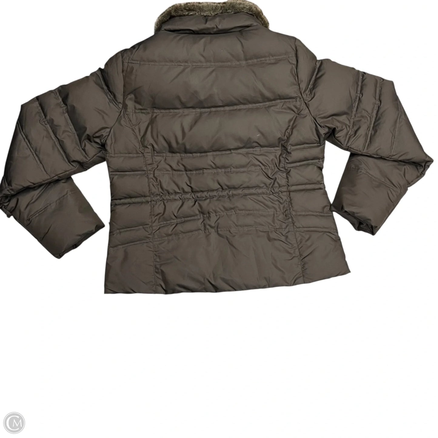 Coat Puffer & Quilted By Eddie Bauer In Brown, Size: Mp