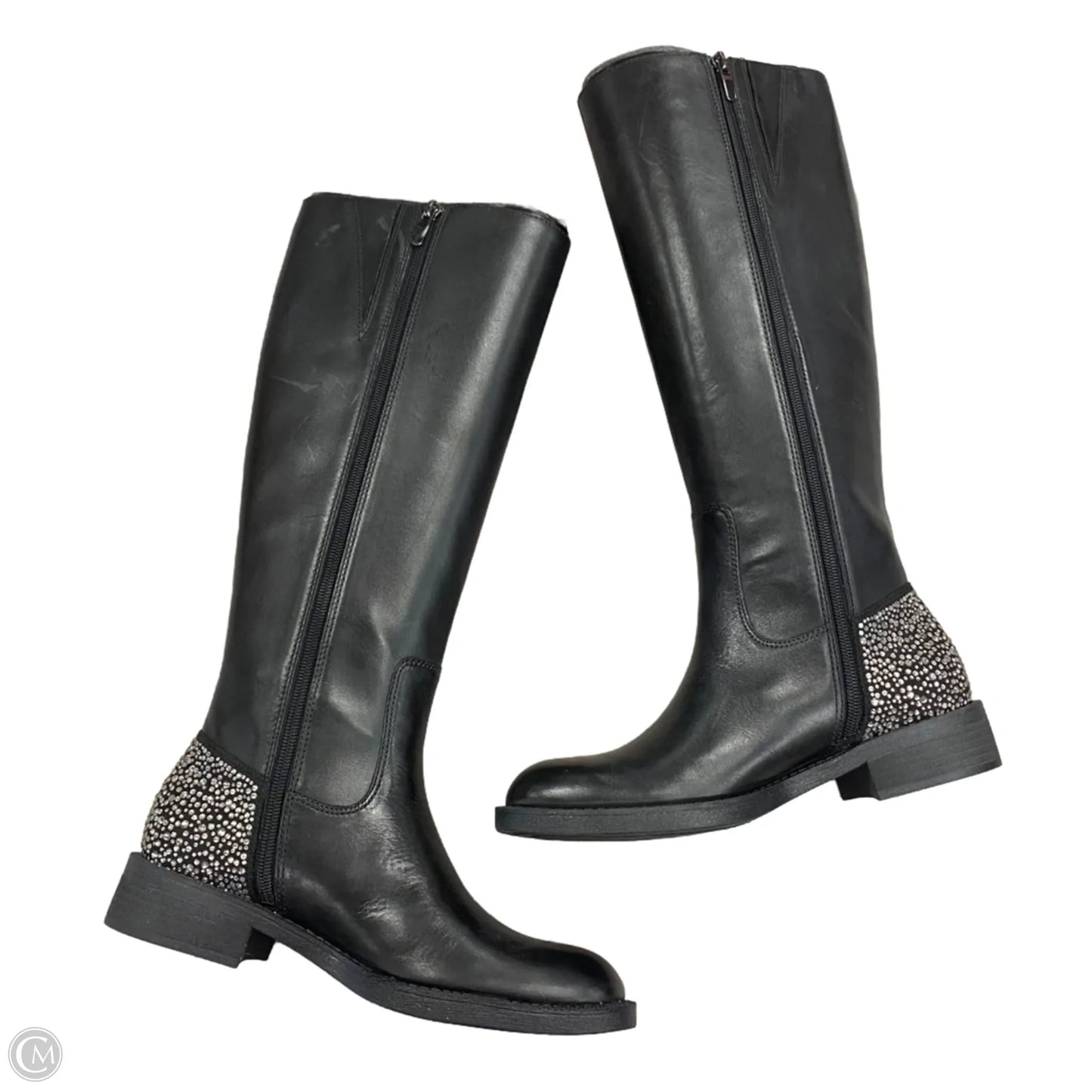 Boots Knee Heels By Enzo Angiolini In Black, Size: 7