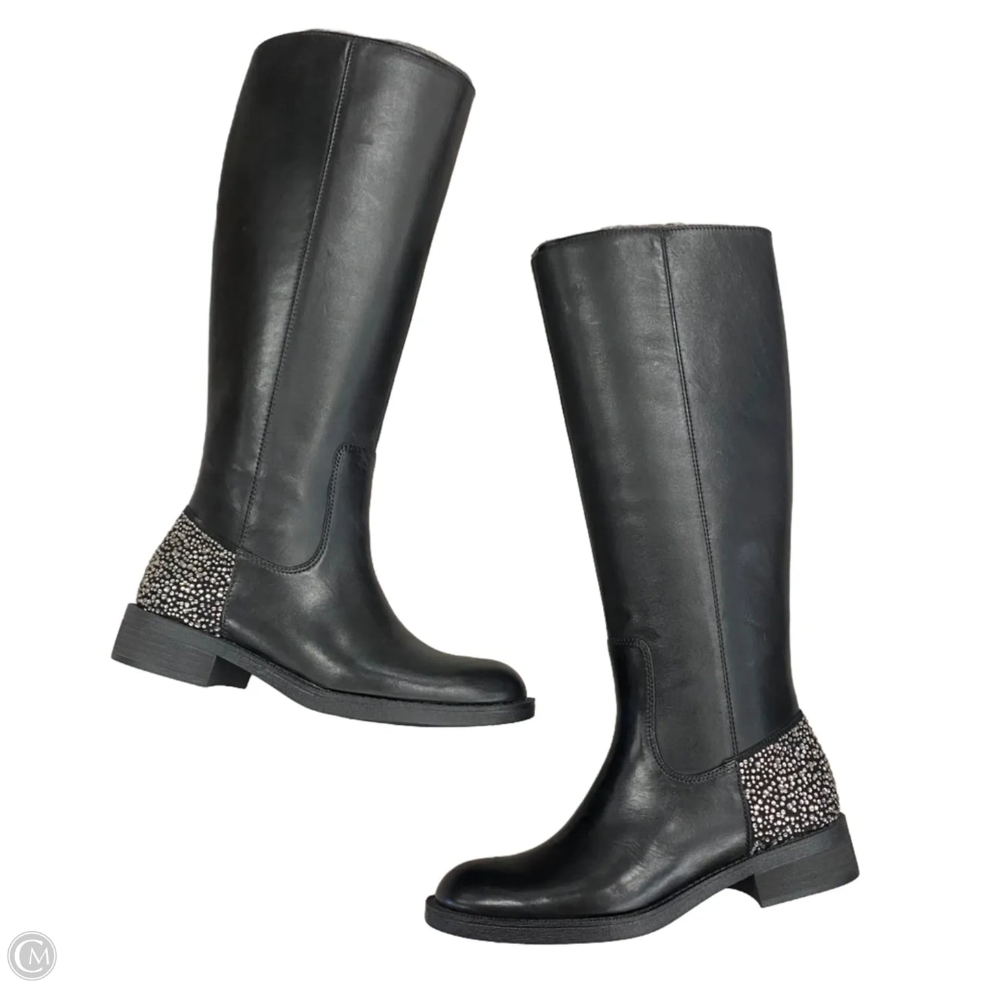 Boots Knee Heels By Enzo Angiolini In Black, Size: 7