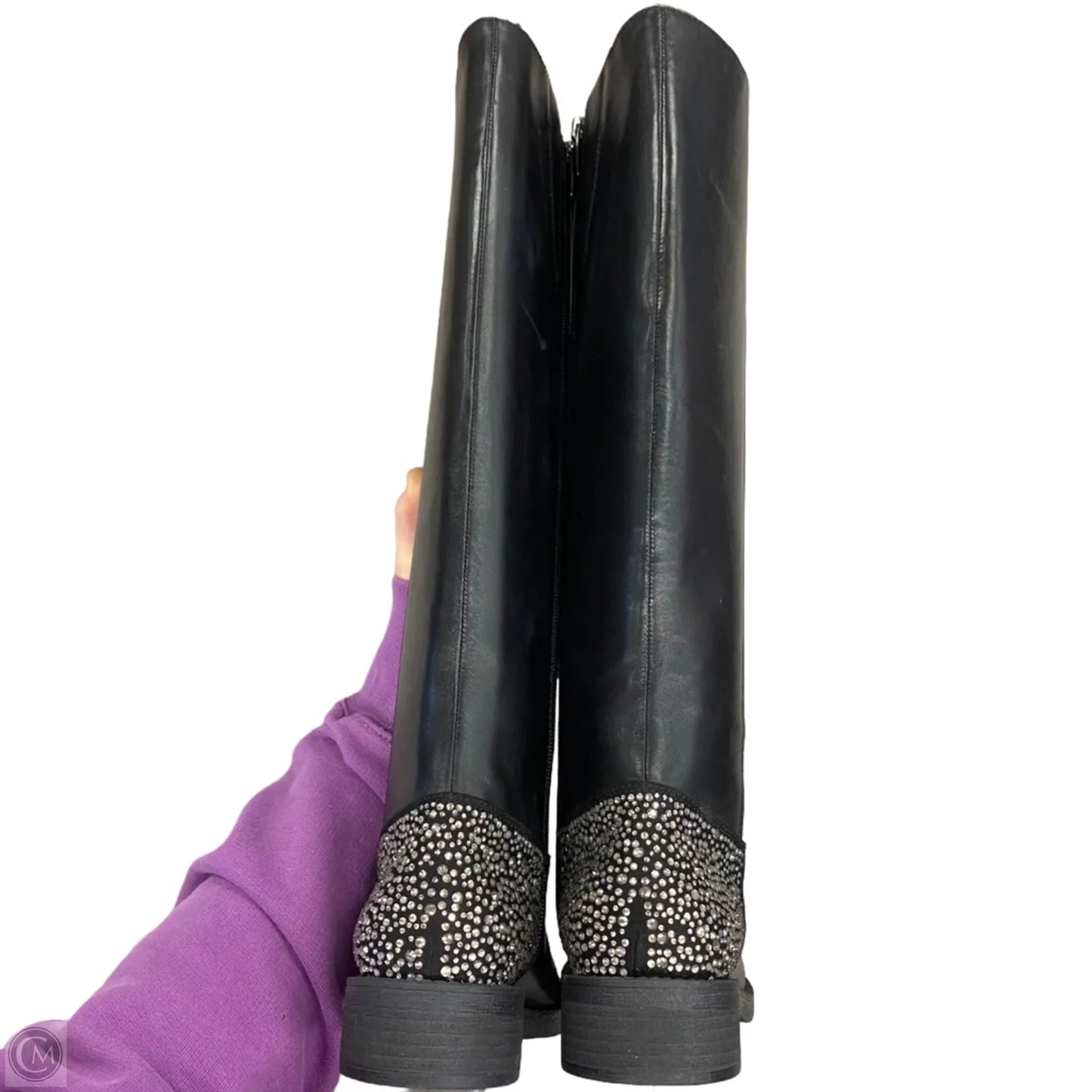 Boots Knee Heels By Enzo Angiolini In Black, Size: 7