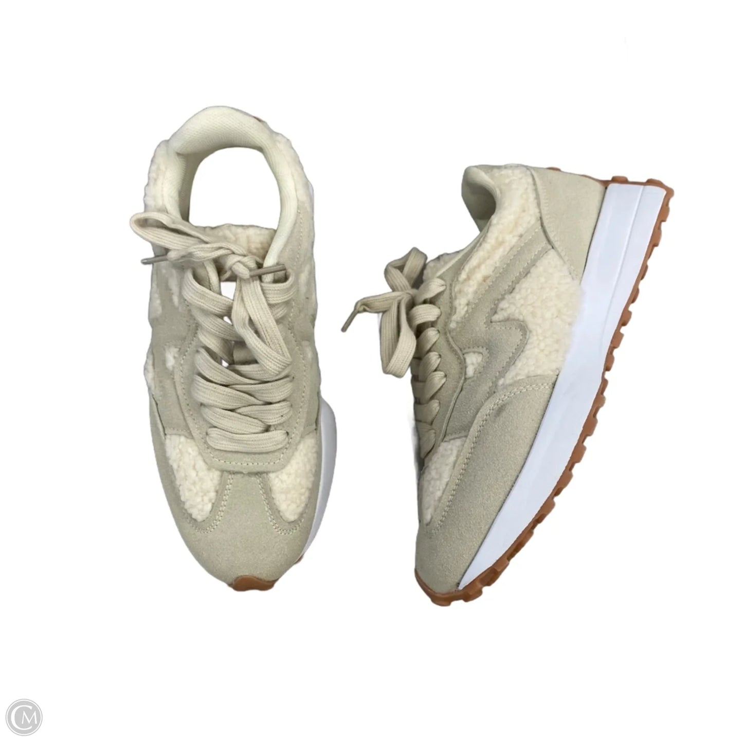 Shoes Sneakers By Lemonade In Cream, Size: 7