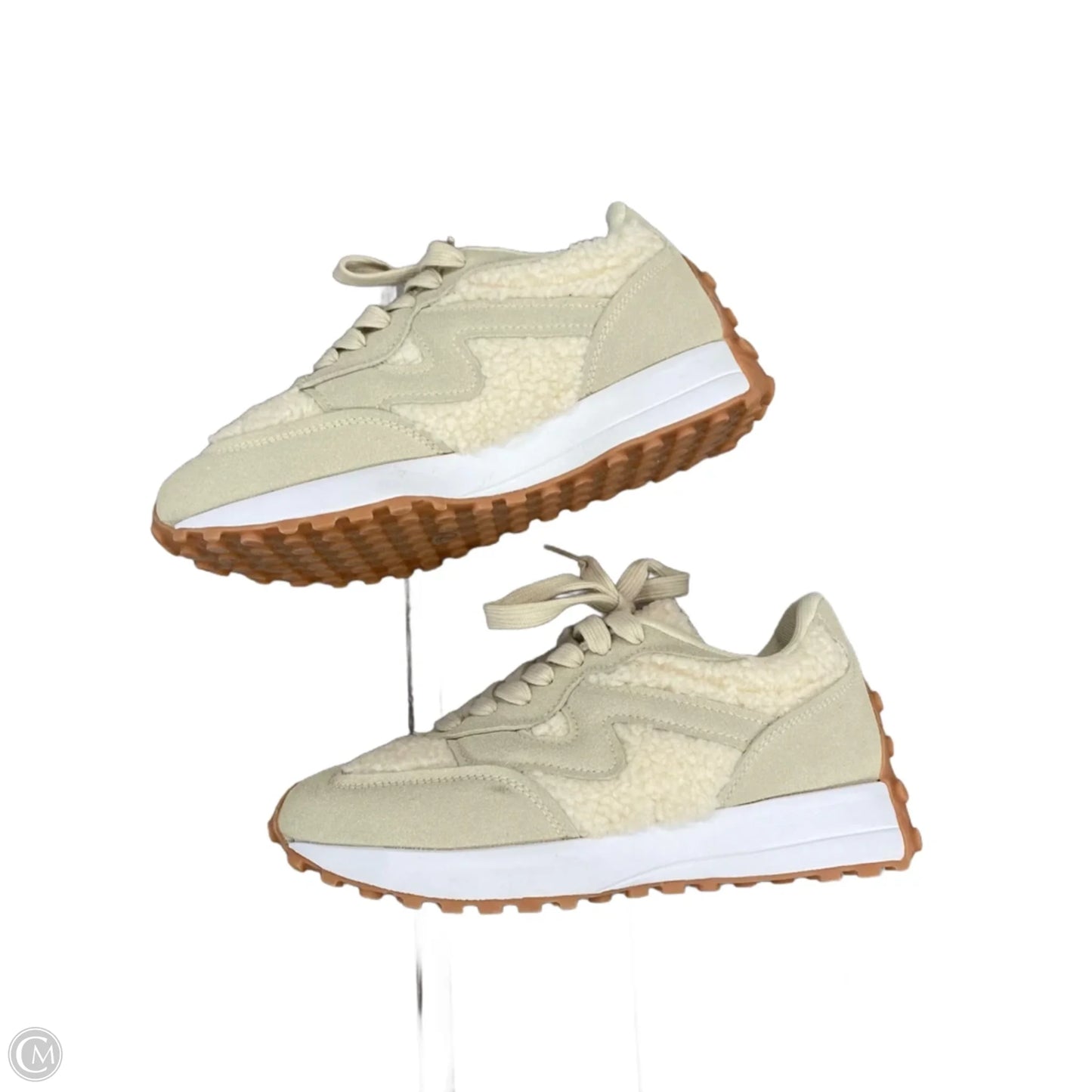 Shoes Sneakers By Lemonade In Cream, Size: 7