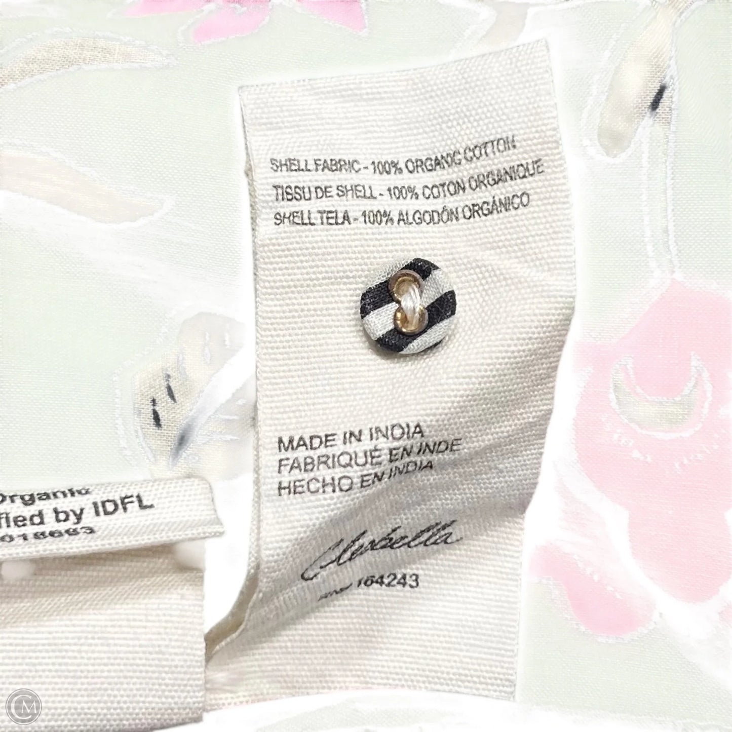 Top Long Sleeve By Cleobella In Green & Pink, Size: Xs