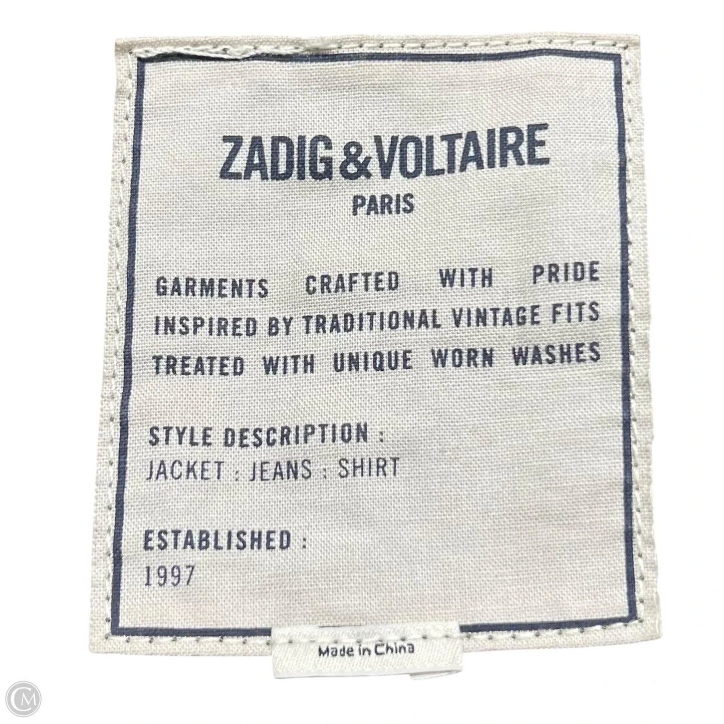 Jacket Utility By Zadig And Voltaire In Tan, Size: S
