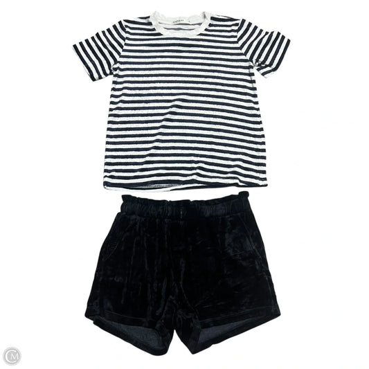 Shorts Set By Stateside In Blue & White, Size: Xs