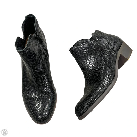 Boots Ankle Heels By Lucky Brand In Black, Size: 7.5