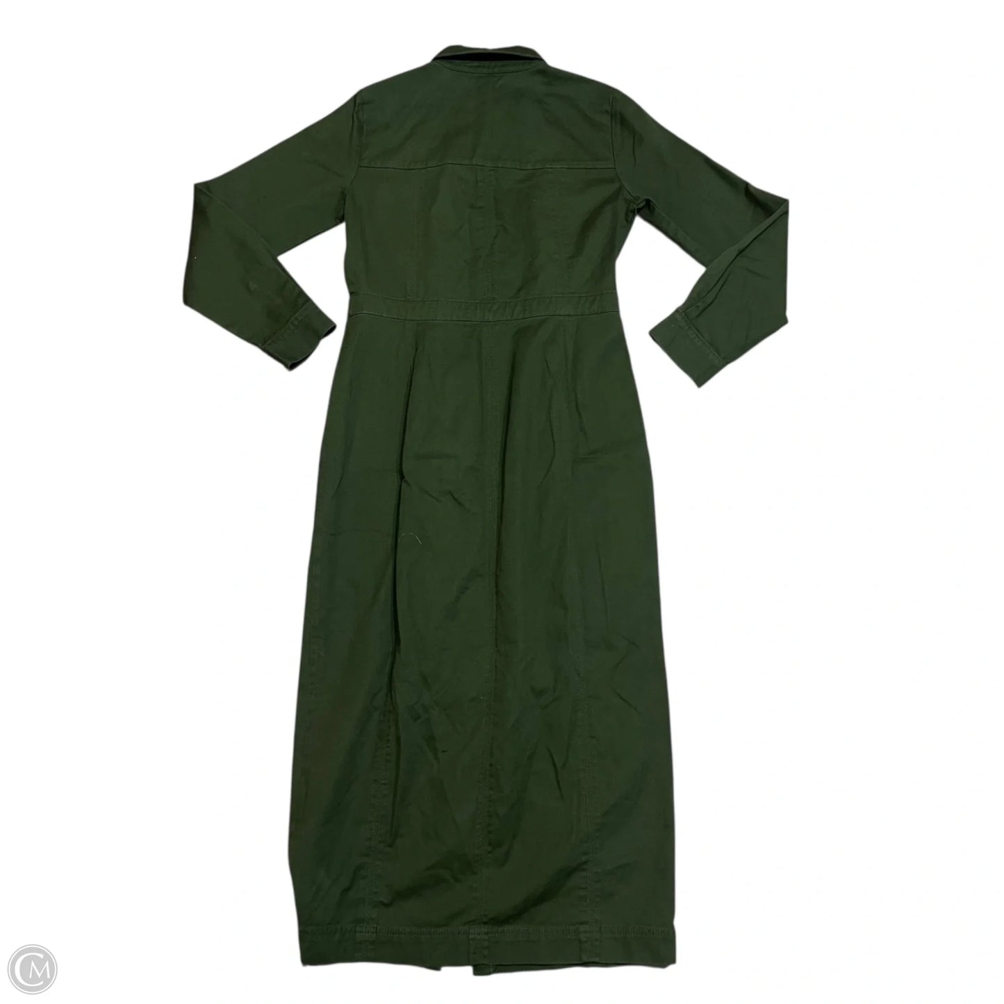 Dress Casual Maxi By Loft In Green Denim, Size: S