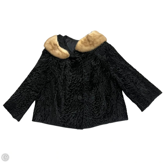 Coat Other In Black & Tan, Size: M