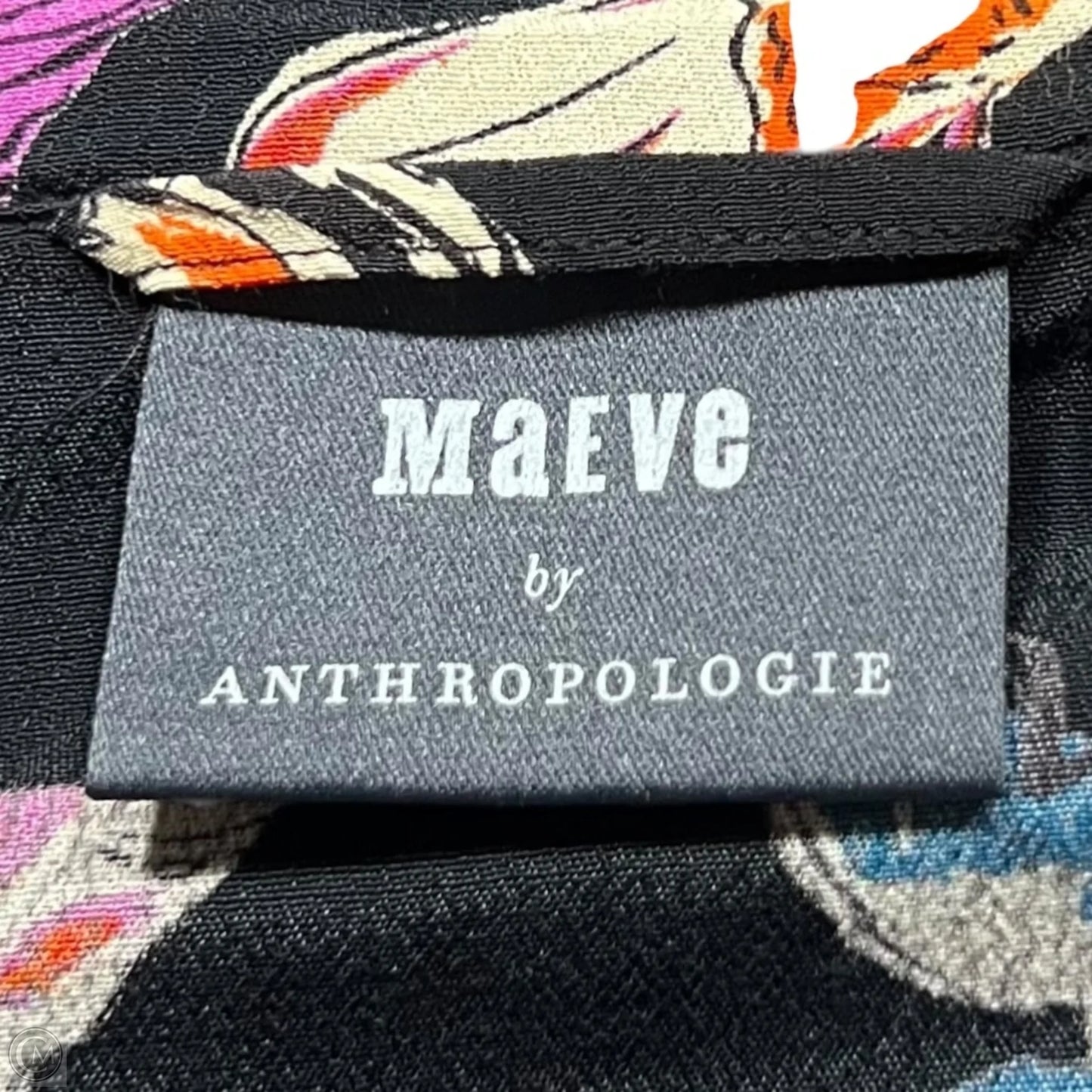 Dress Casual Midi By Maeve In Black & Purple, Size: S