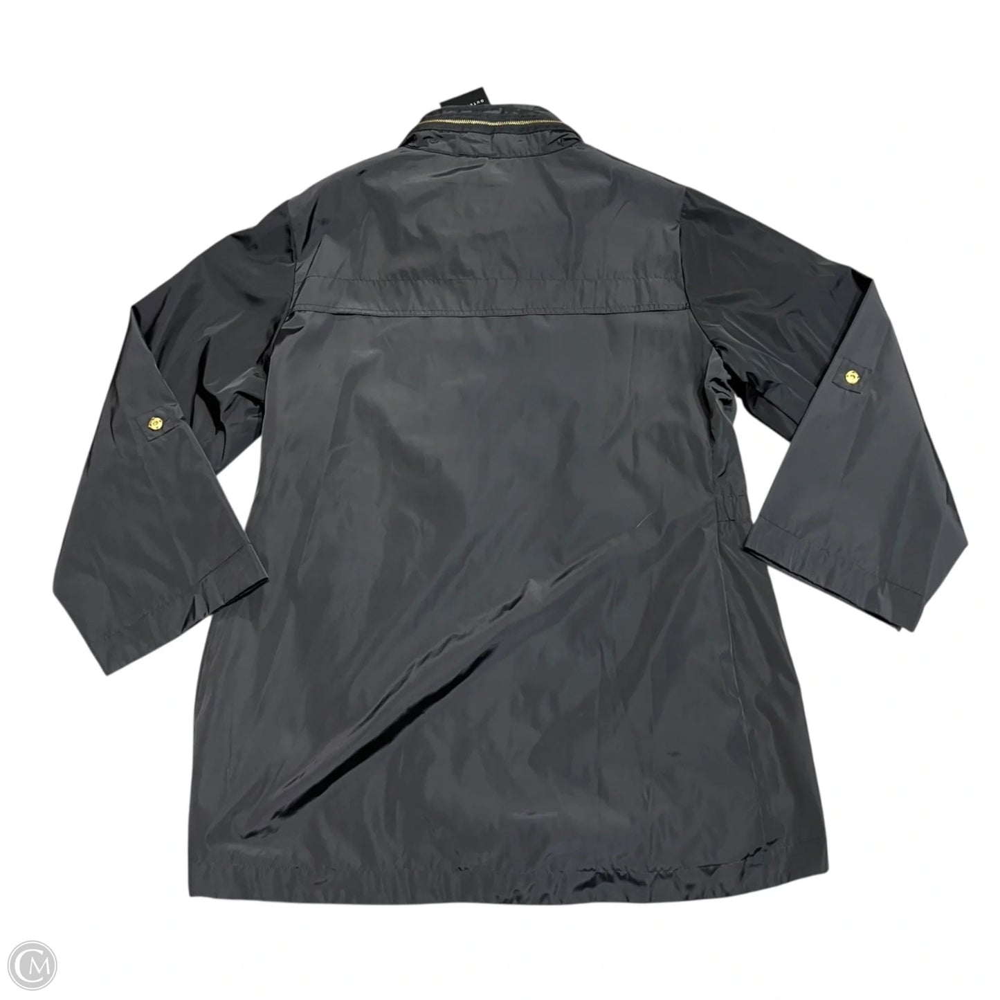 Coat Raincoat By Tally ho In Grey, Size: L