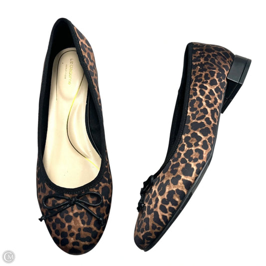 Shoes Heels Block By Liz Claiborne In Leopard Print, Size: 10
