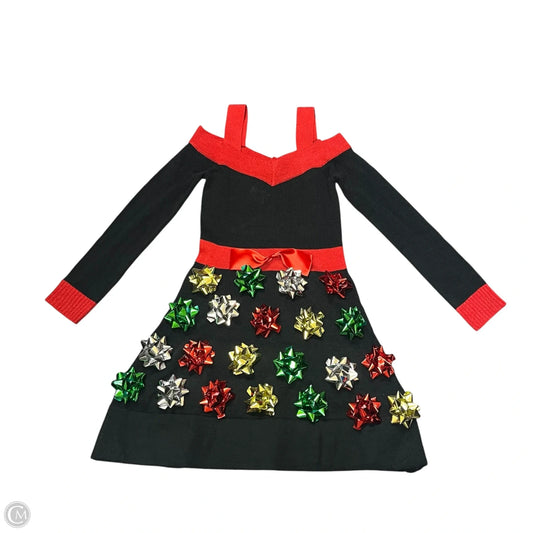 Dress Casual Short In Black & Red, Size: S
