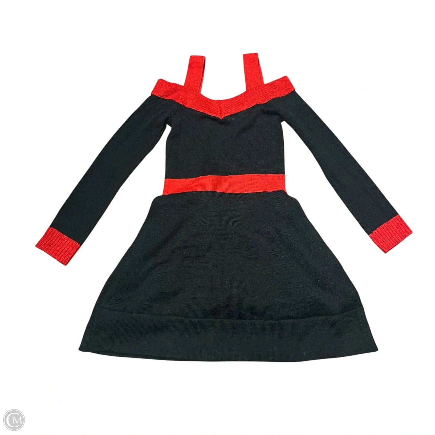 Dress Casual Short In Black & Red, Size: S