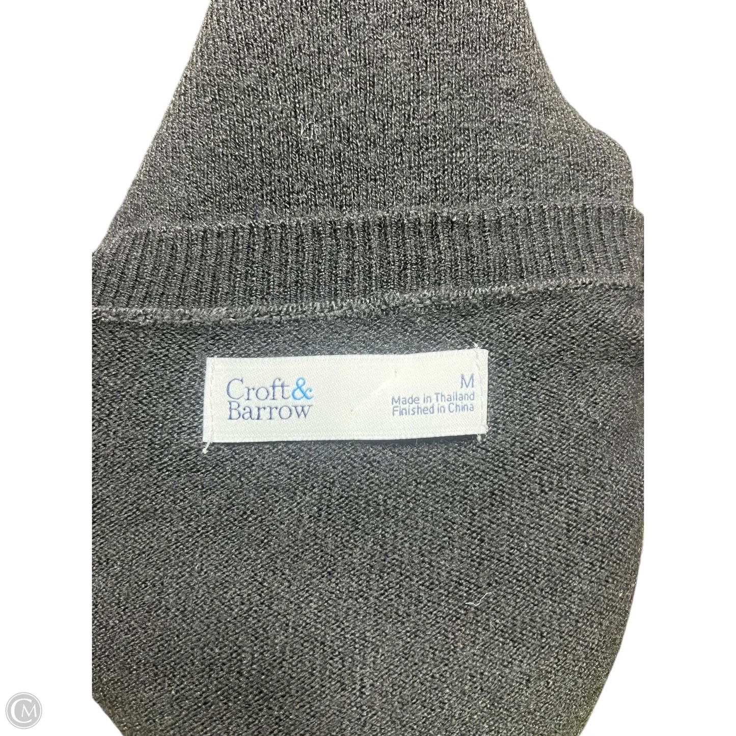 Sweater By Croft And Barrow In Black, Size: M
