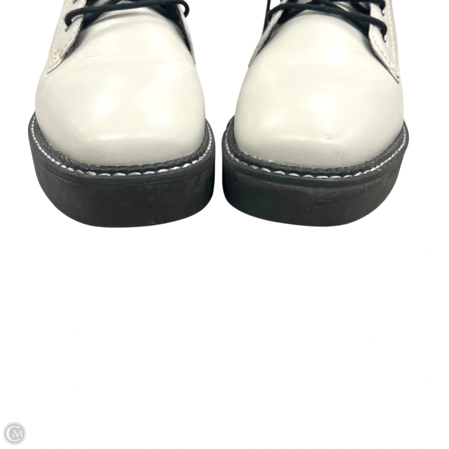 Boots Combat By Schutz In Cream, Size: 6