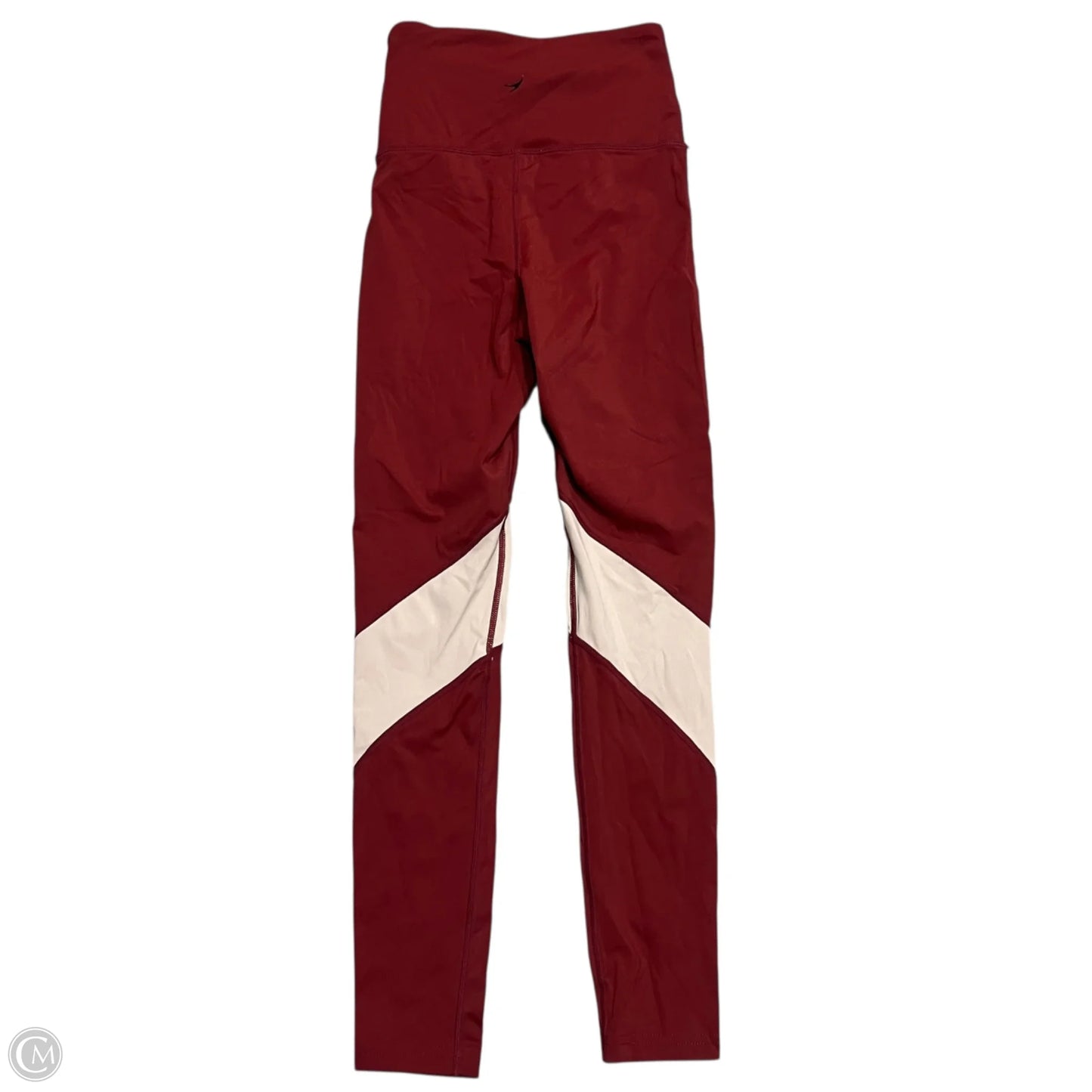 Athletic Leggings By Endeavor In Cream & Red, Size: 0
