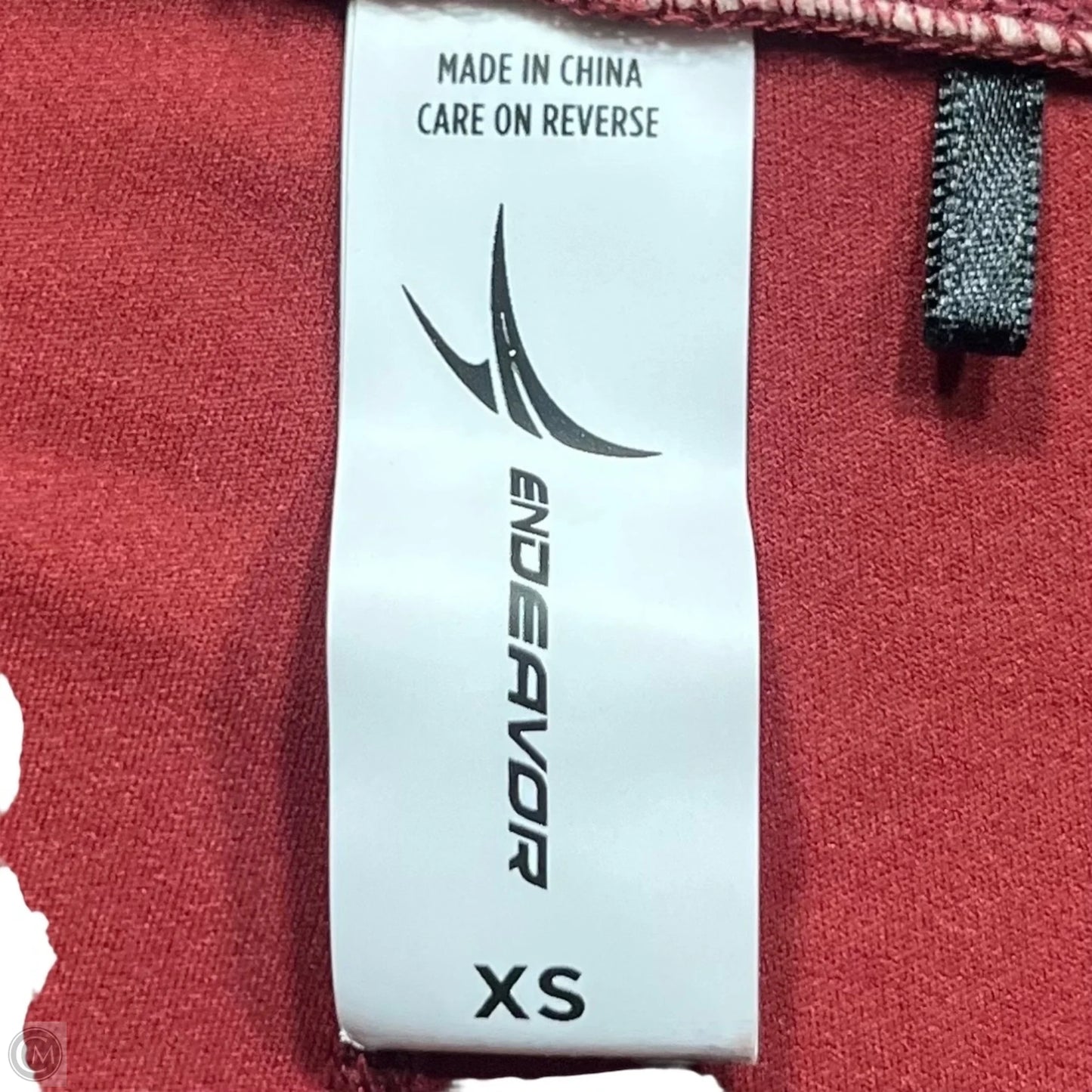 Athletic Leggings By Endeavor In Cream & Red, Size: 0