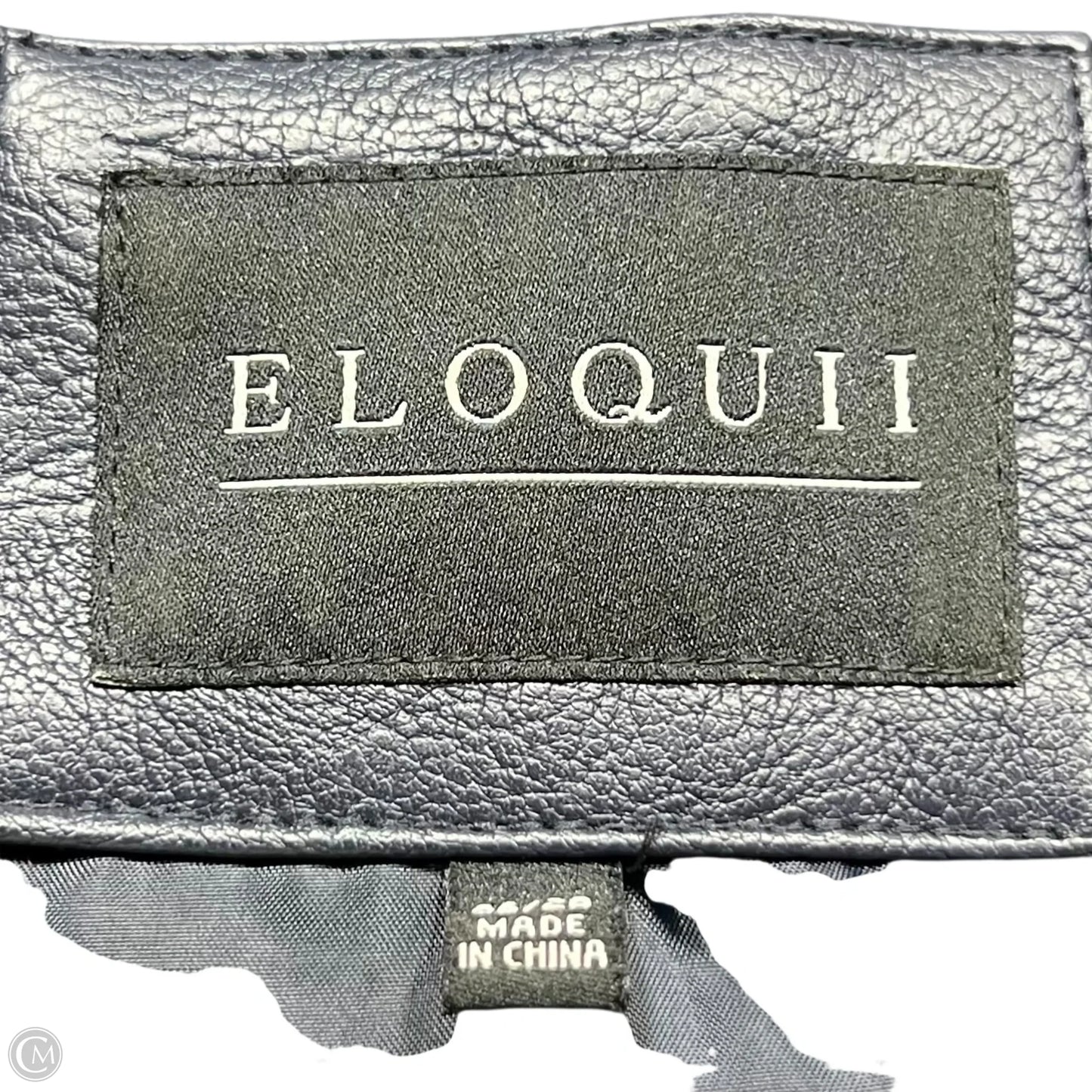 Jacket Moto By Eloquii In Blue, Size: 4x