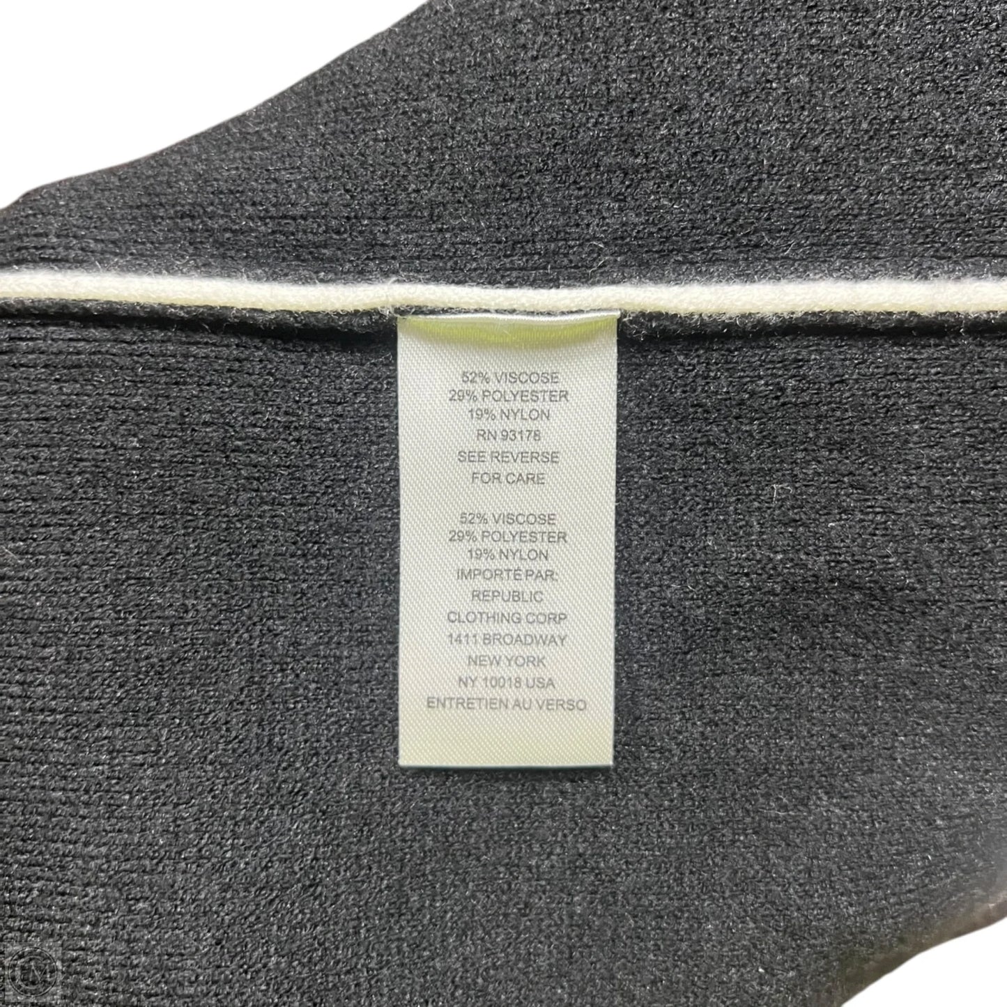 Sweater Short Sleeve By Industry In Black, Size: M