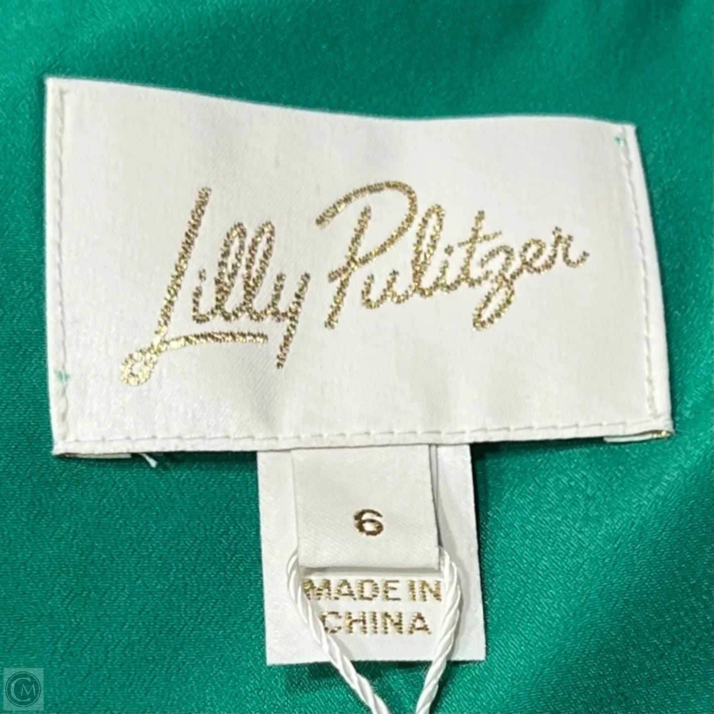 Dress Designer By Lilly Pulitzer In Green & Pink, Size: S
