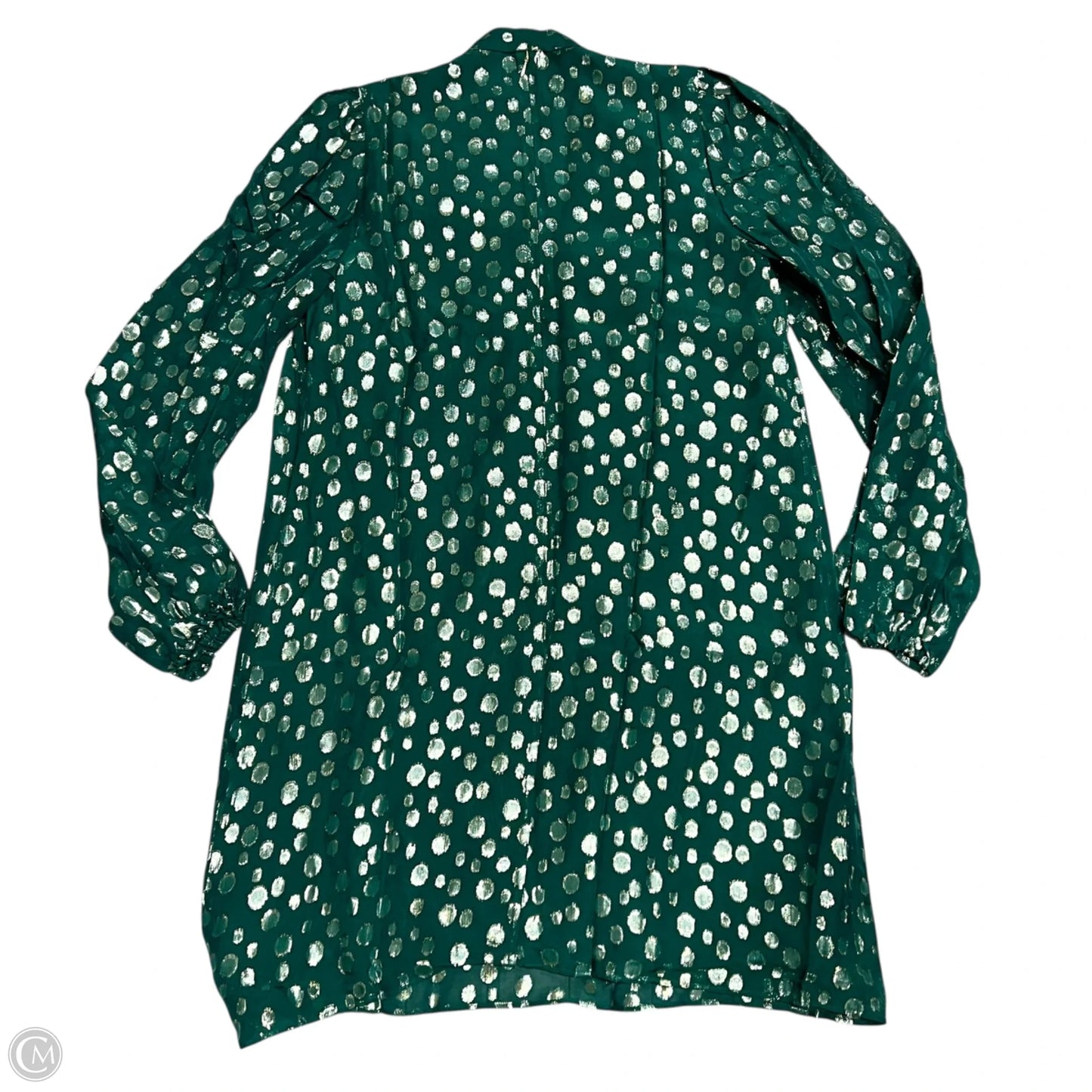Dress Designer By Lilly Pulitzer In Gold & Green, Size: S