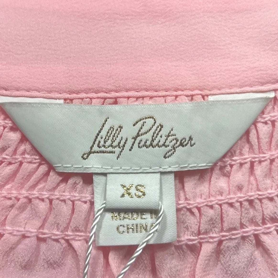 Top Long Sleeve Designer By Lilly Pulitzer In Peach, Size: Xs