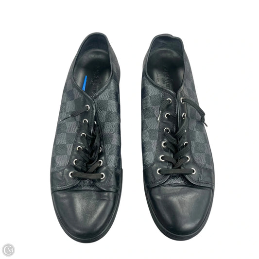 Shoes Luxury Designer By Louis Vuitton In Black, Size: 11