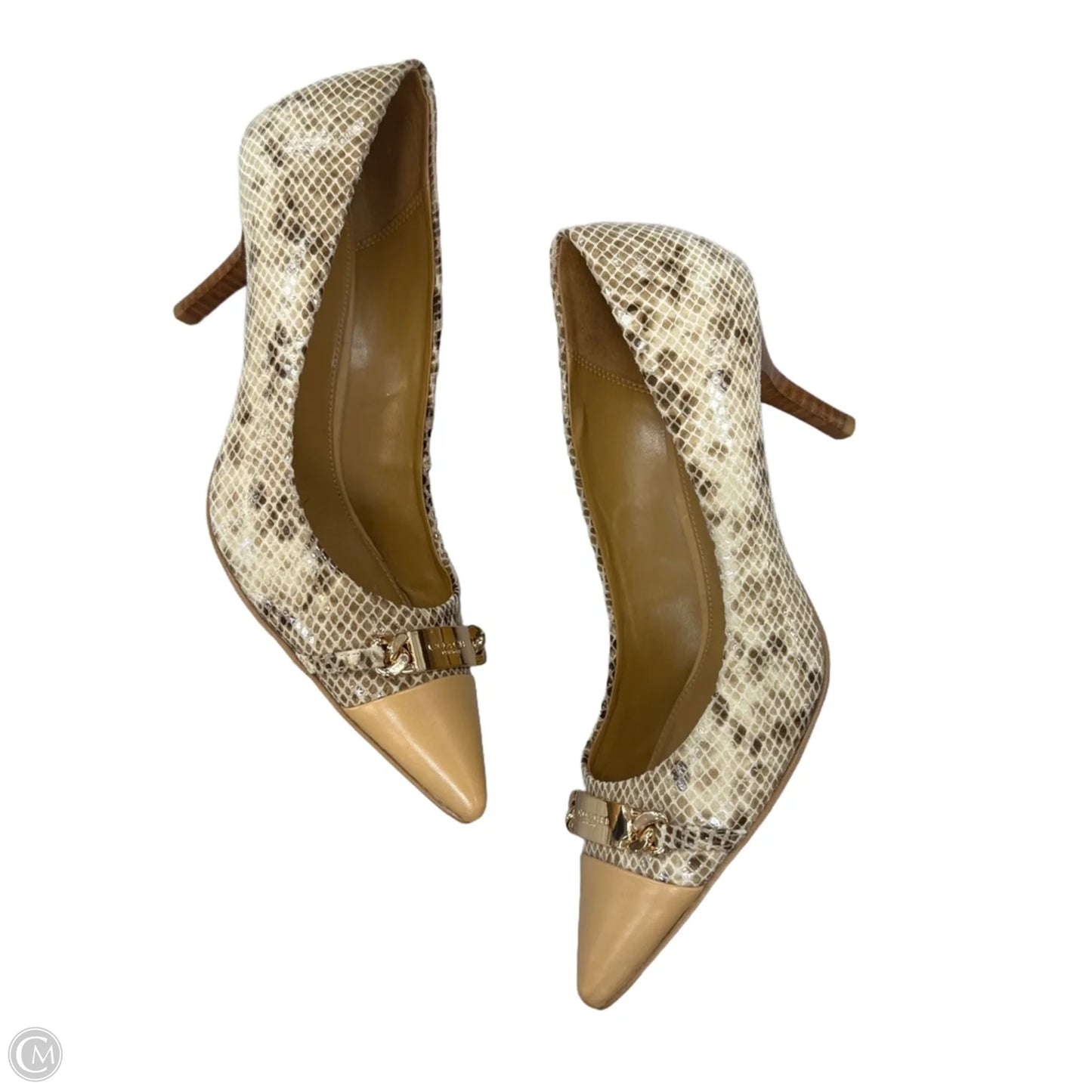 Shoes Designer By Coach In Tan, Size: 9