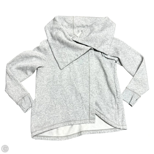 Sweater Cardigan By Zella In Grey, Size: L