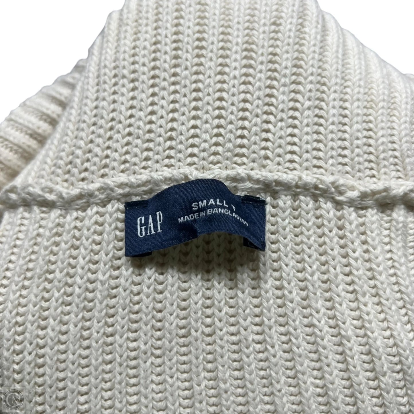 Sweater By Gap In Cream, Size: S