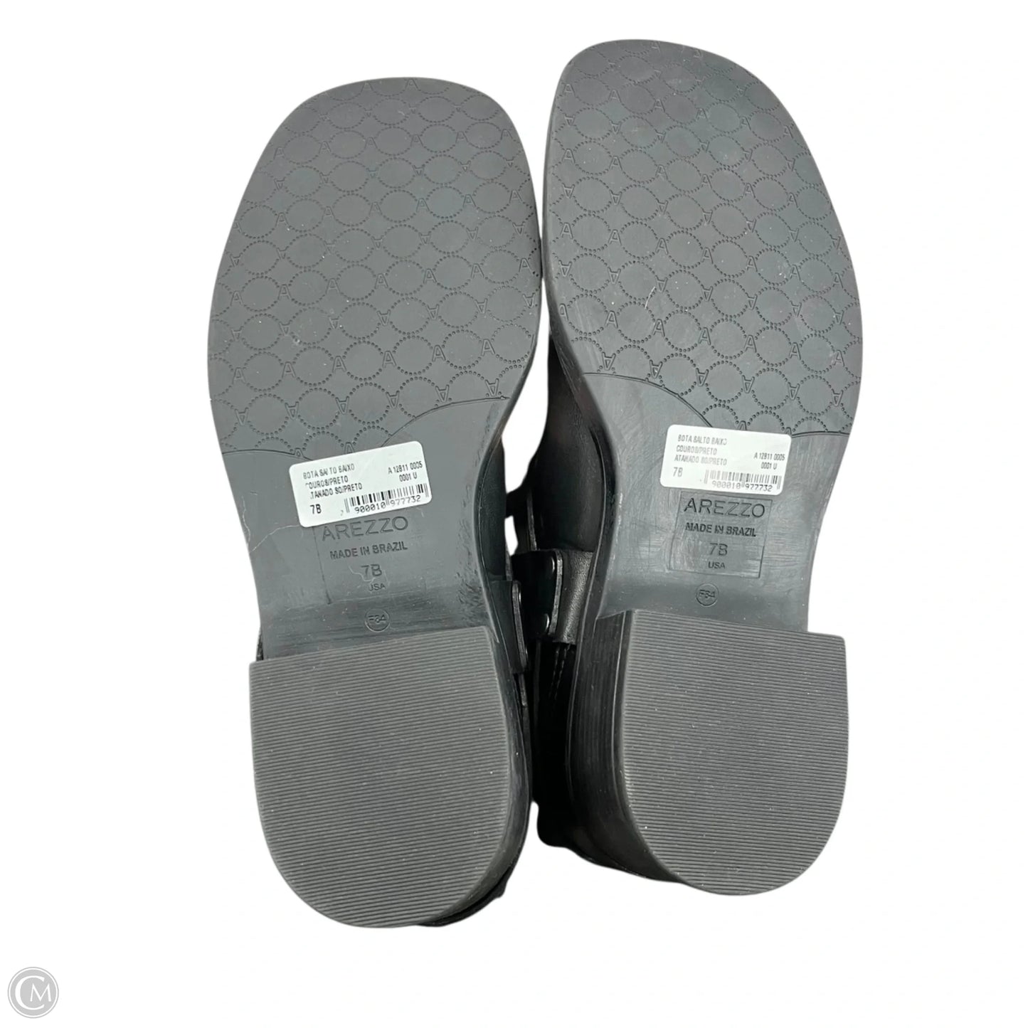 Boots Knee Heels By Arezzo In Black, Size: 7