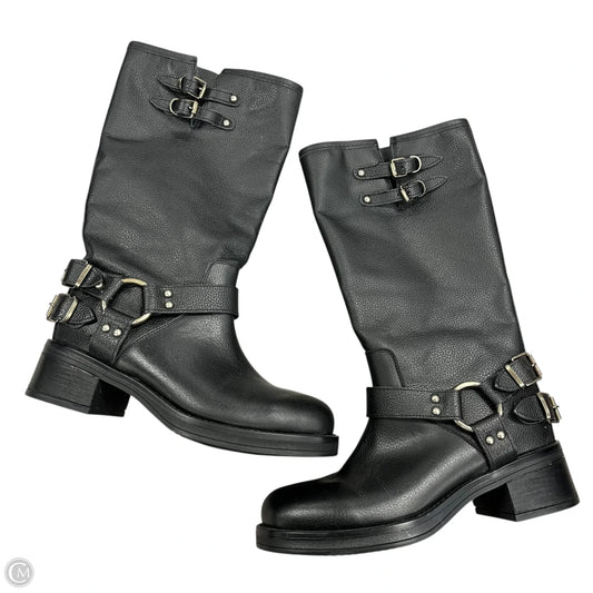 Boots Knee Heels By Steve Madden In Black, Size: 7