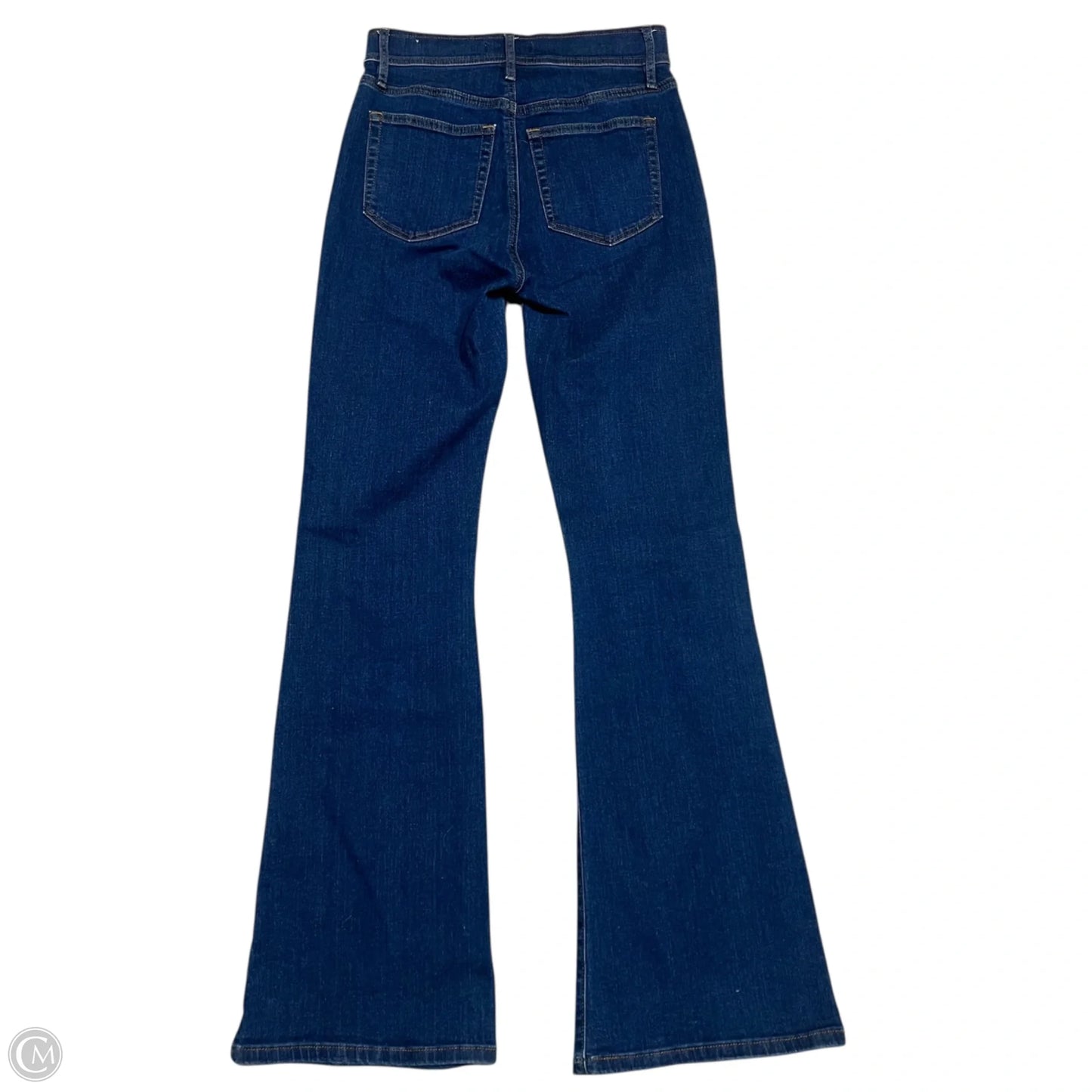Jeans Flared By Loft In Blue Denim, Size: 0