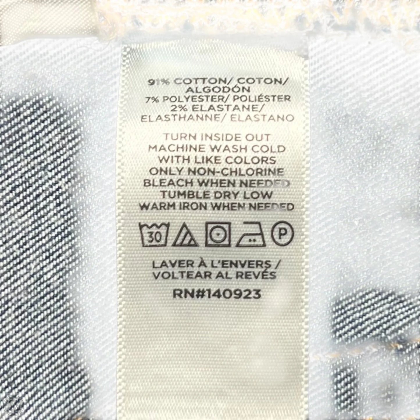 Jeans Flared By Loft In Blue Denim, Size: 0